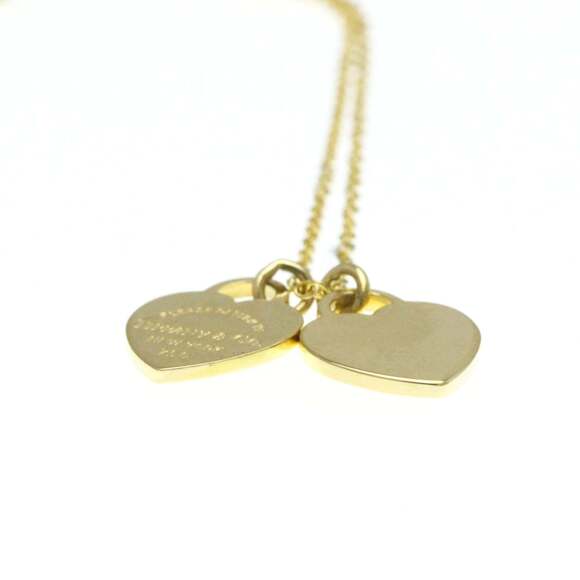 TIFFANY 18k Gold Heart Necklace - Picture 4 of 11